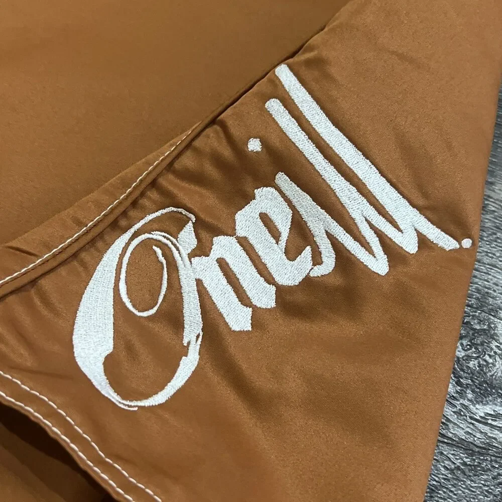 Vintage Y2K O’neill Burnt Orange Board Shorts Surf Swim - Men’s Size 36